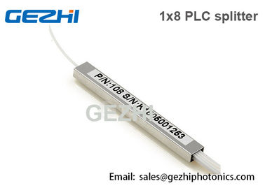 1x8 PLC Fiber Splitter SC/APC Mini Module 900um Tube 1.5 Meter FTTH System