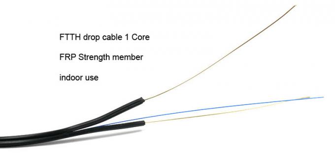 Sc de corde de correction de FTTH (câble d'interface)/RPA - pullover recto du SM LSZH 1M de Sc/RPA d'intérieur