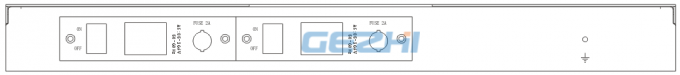 Commutateur optique programmable 1 du châssis 1x16 Benchtop de bâti de support