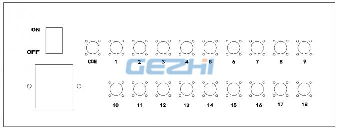 Équipement de bureau 1 du commutateur 1x18 optique du connecteur RPA de FC