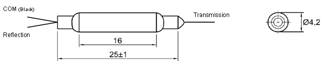 multiplexeur FWDM de Division de longueur d'onde du filtre 1310/1490/1550nm pour le système de WDM/CATV